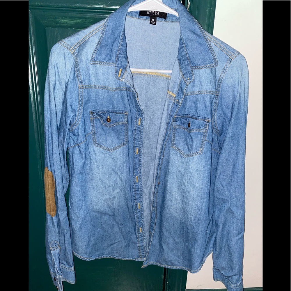 Jean Flannel Button Down